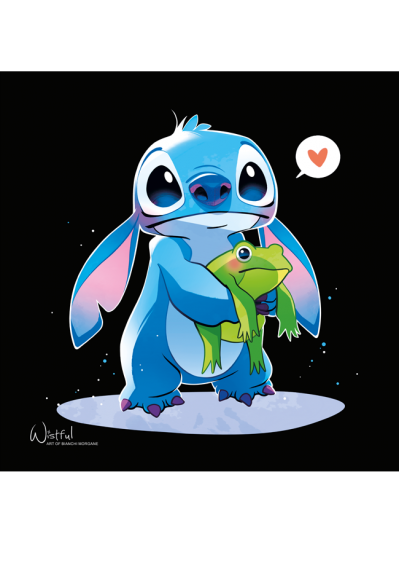 Stitch grenouille